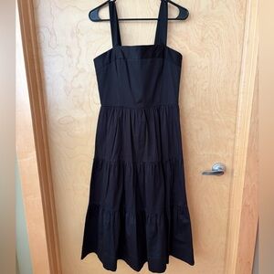 ALICE + OLIVIA Saige Tiered Midi Dress